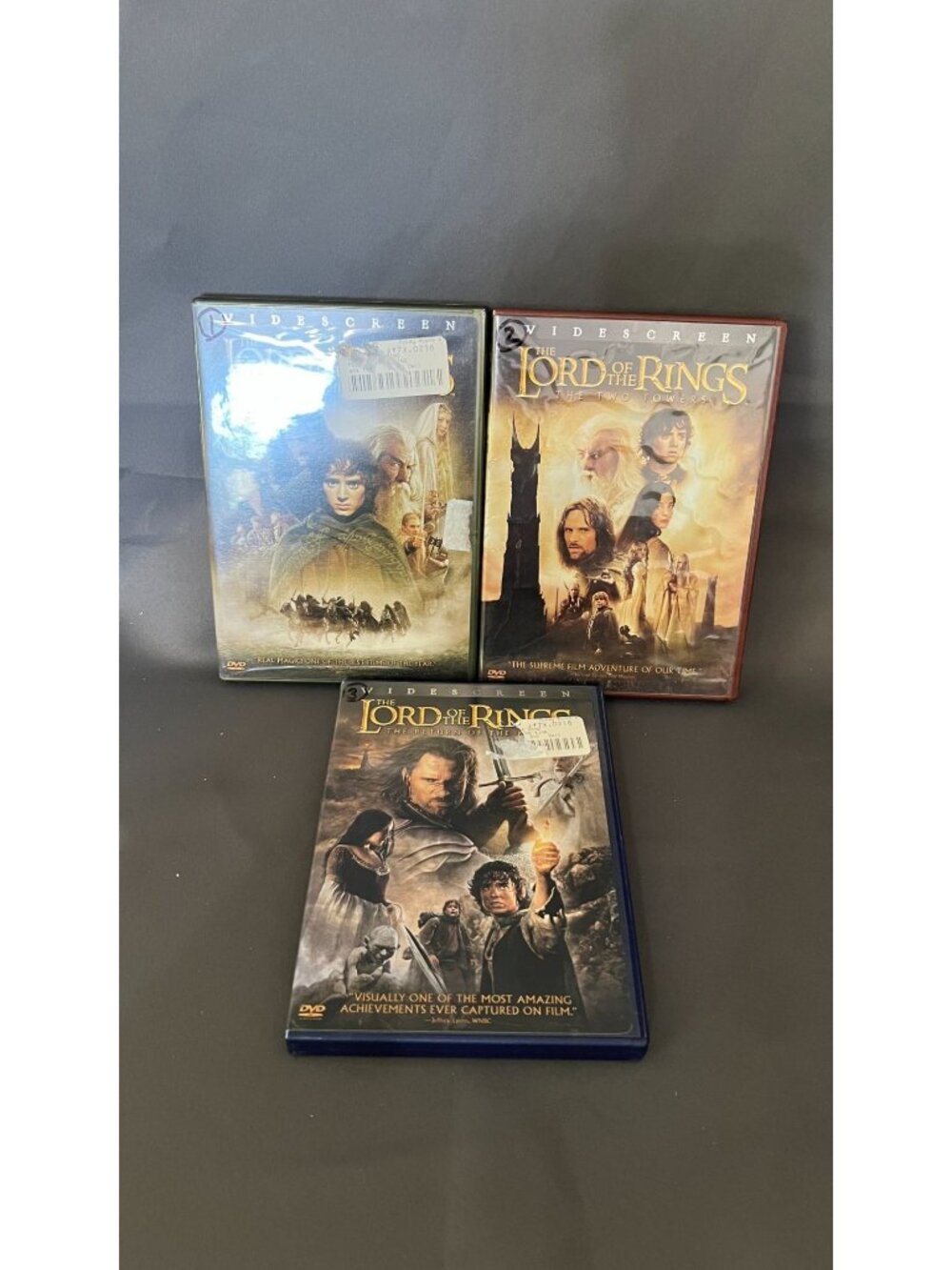 The Lord Of The Rings Trilogy DVD Set Widescreen Editions
